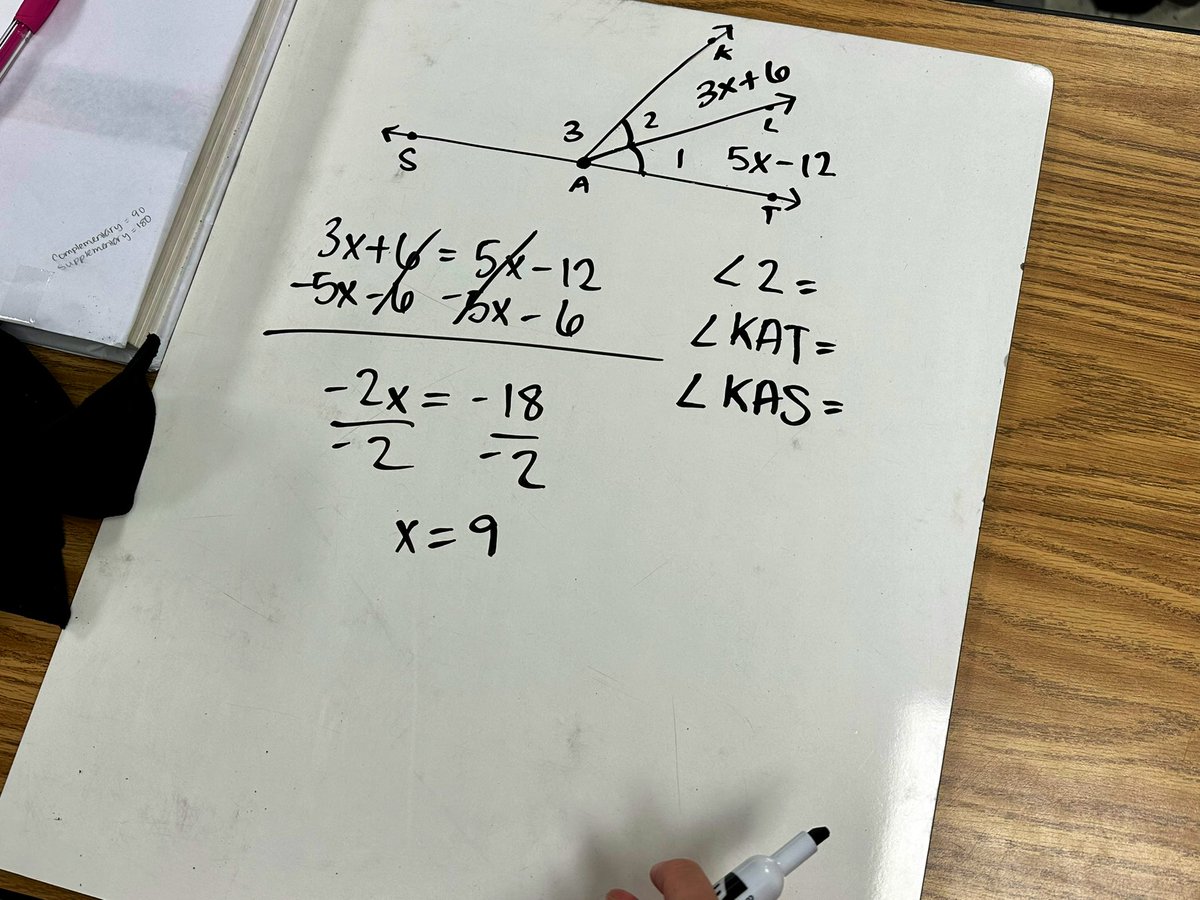 PCS_Pride's tweet image. Geometry:
Sometimes all it takes is a little change — something different to mix things up and engage learners. Today students are using personal wipe boards as they work on identifying, naming, drawing and measuring various angles. #EngagedLearners #WhyWeDoWhatWeDo