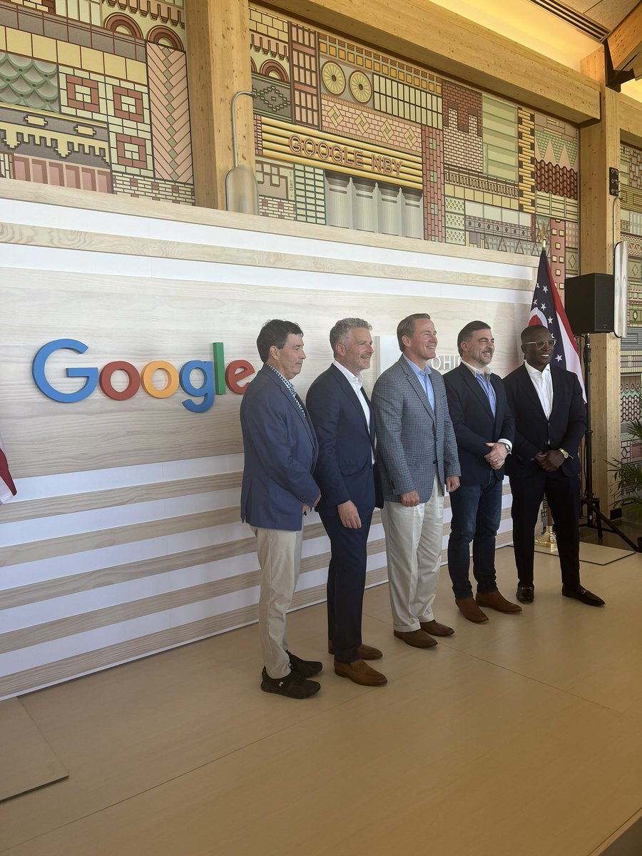 Team_SPP's tweet photo. Another day, another exciting Google announcement in Ohio!
Today, the tech giant announced an additional $1.7 billion dollar investment in our state. #TeamSPP supported the effort and secured over a dozen Ohio media outlets to cover the announcement! https://t.co/sme8HMSUyK
