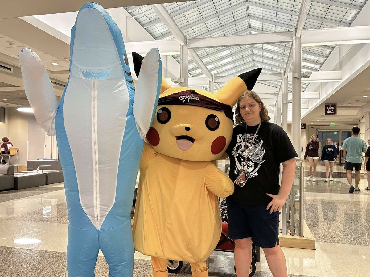 tamucepheid's tweet photo. Pikachu and friends had a great time saying howdy to all of y'all at Open House :) https://t.co/6MjoB71gce