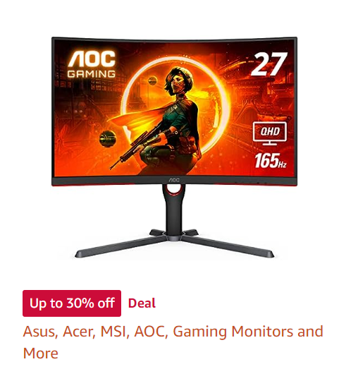 🎮 Get ready to level up your gaming experience with amazing monitor deals! 

🖥️💥 Check out these top brands like <a href="/Asus/">ASUS</a>, <a href="/AOC/">Alexandria Ocasio-Cortez</a>, <a href="/Acer/">Acer</a>, <a href="/MSI/">MINDLESS SELF INDULGENCE</a>, and more. 🤩

Go here 👉 amzn.to/3PftRo1 
Discounts up to 30% off. 
Prices start at just $119.99! 
⚡ #GamingMonitorDeals #GameOn