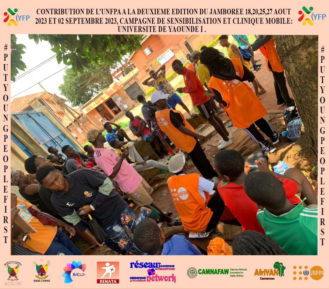 Y3zeros's tweet photo. Campagne de sensibilisation sur la #SSR et dépistage volontaire du #VIH/SIDA chez 100👫lors du tournoi #Kantal organisé par le Maire de Ydé 6. Les volontaires de @Y3zeros étaient présents au stade de #Mendong lors du 1/4de finale opposant #JVC( anciens🦁indomptables)vs #ZIFA.Vo. https://t.co/J6GuxPmJzN