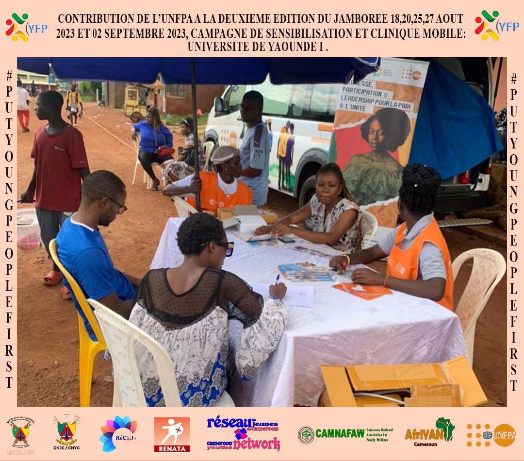 Y3zeros's tweet photo. Campagne de sensibilisation sur la #SSR et dépistage volontaire du #VIH/SIDA chez 100👫lors du tournoi #Kantal organisé par le Maire de Ydé 6. Les volontaires de @Y3zeros étaient présents au stade de #Mendong lors du 1/4de finale opposant #JVC( anciens🦁indomptables)vs #ZIFA.Vo. https://t.co/J6GuxPmJzN