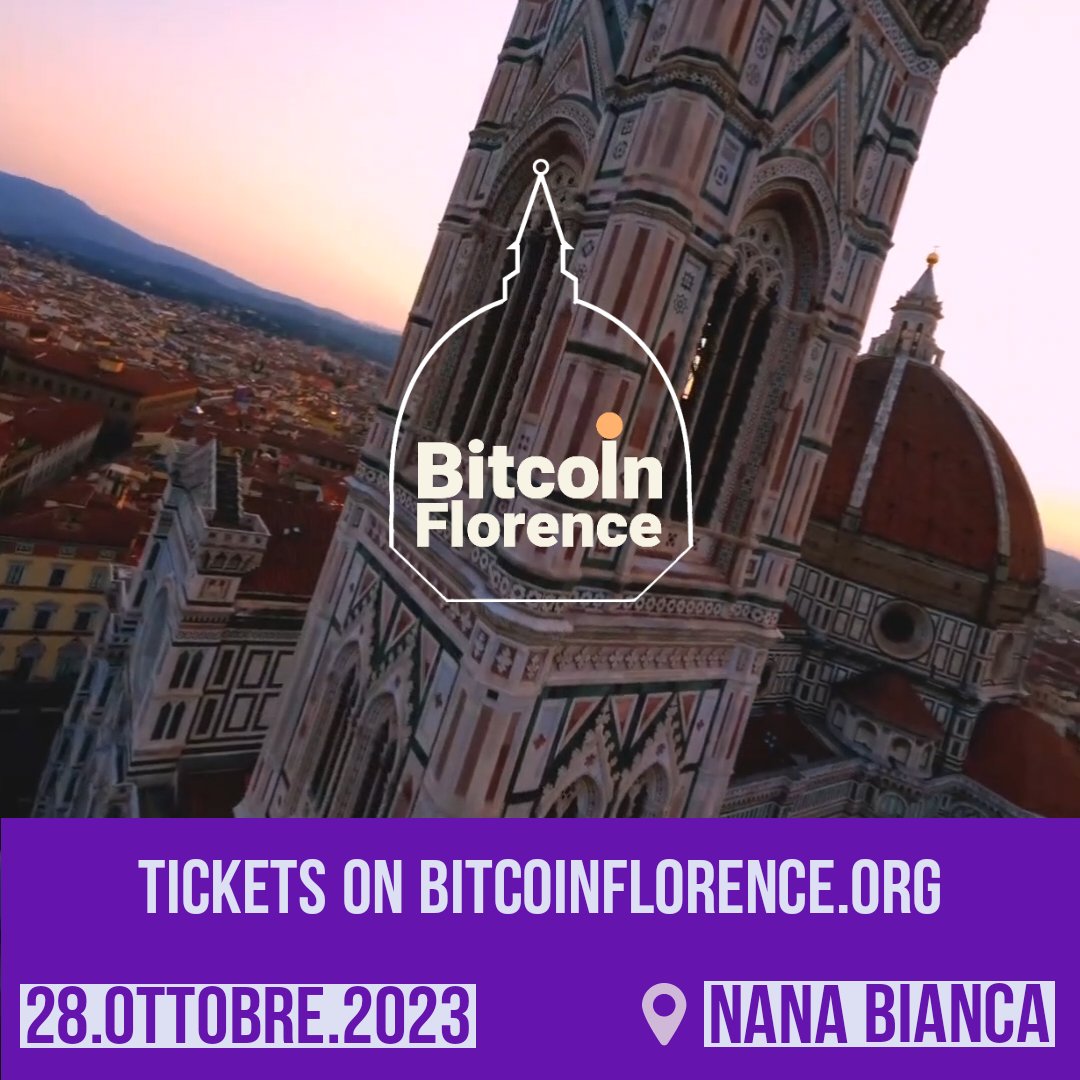 BtcInFlorence's tweet photo. È finita l'attesa, siamo online 🔥
Prenota il tuo ticket su 
https://t.co/Xea7S8EOM9

#Bitcoin #Events #florence https://t.co/KmcPpeagrg