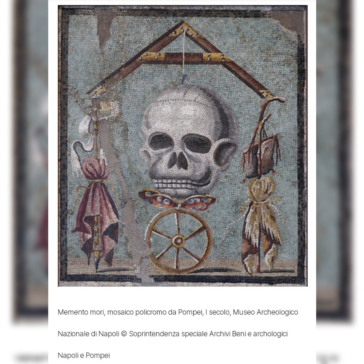 Kyna79's tweet photo. "Ricordati che devi morire". può sembrare
qualcosa di macabro,ma in passato quest'espressione era tenuta in grande considerazione.incoraggiava a distaccarsi dai beni terreni e dal lusso. Arte per l'immortalità dell'anima ...
#stareDelTempo #unTemaAlGiorno #InArte #MementoMori https://t.co/vmwDk8tGdz