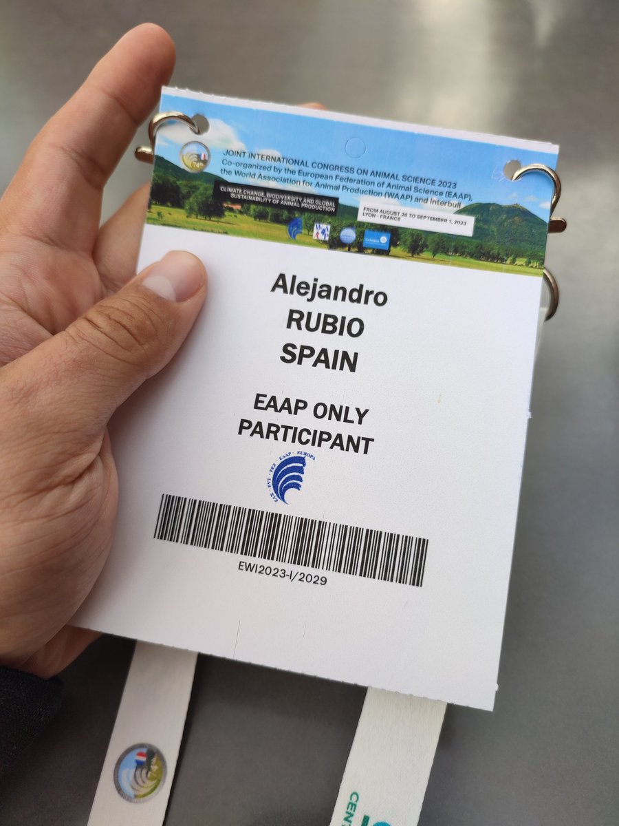 alejandrorubioj's tweet photo. We have started, I'm really excited! 😁 #EAAP2023 https://t.co/fSIJmLKTVk