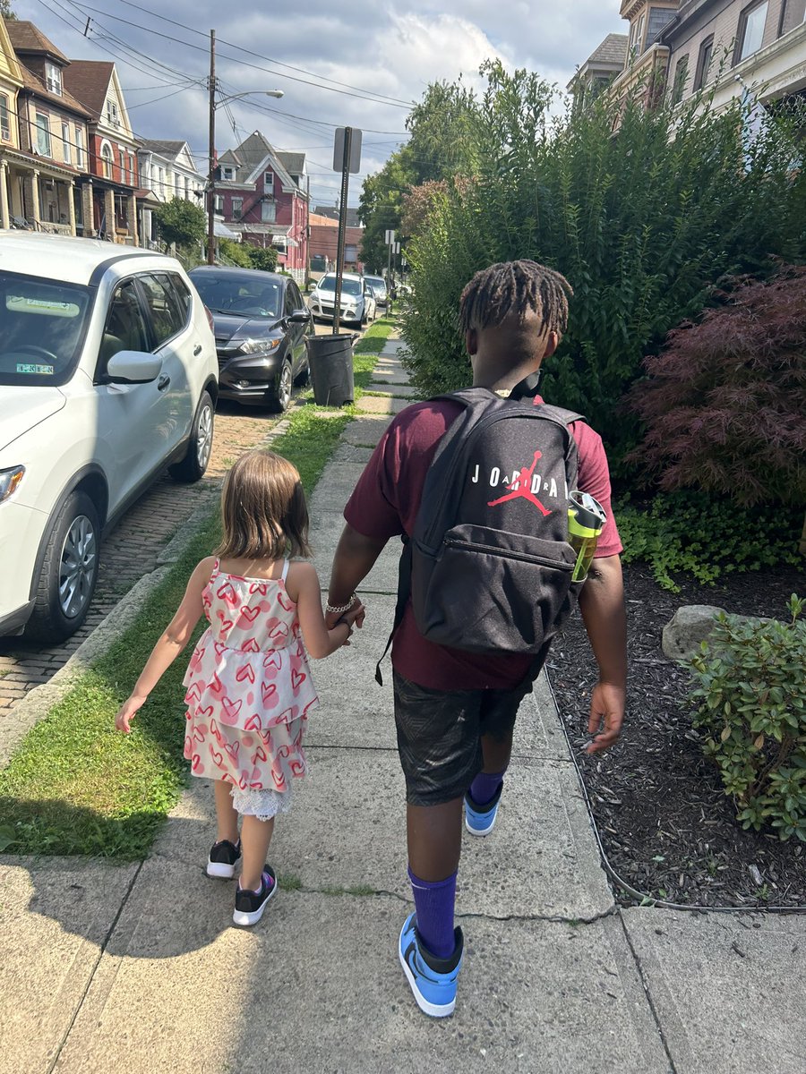MegStEsprit's tweet photo. Three times this week,  (white) adults stopped my 9yo twins to ask why they are w/their 5yo sister. I know adoptive families are a small part of the population, but can’t help but wonder if a white tween was walking with a Black 5yo if there would be the same level of “concern.” https://t.co/CMYkQPStAY