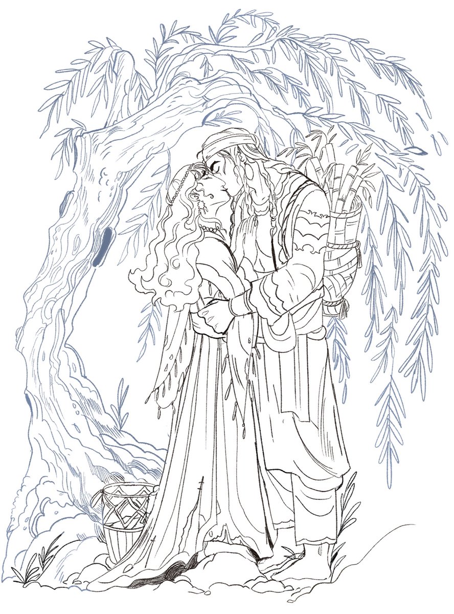Nasruddin the graverobber and Mayeem the mortician (m❤️m abandoned wip) 