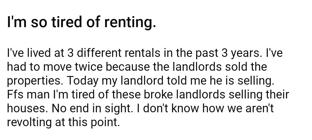 ShaziGoalie's tweet photo. "Tenant's Nightmare" 

Third Move in Three Years as Landlord Sells Property Once More. 👇🏽 https://t.co/hhAe9sPumE
