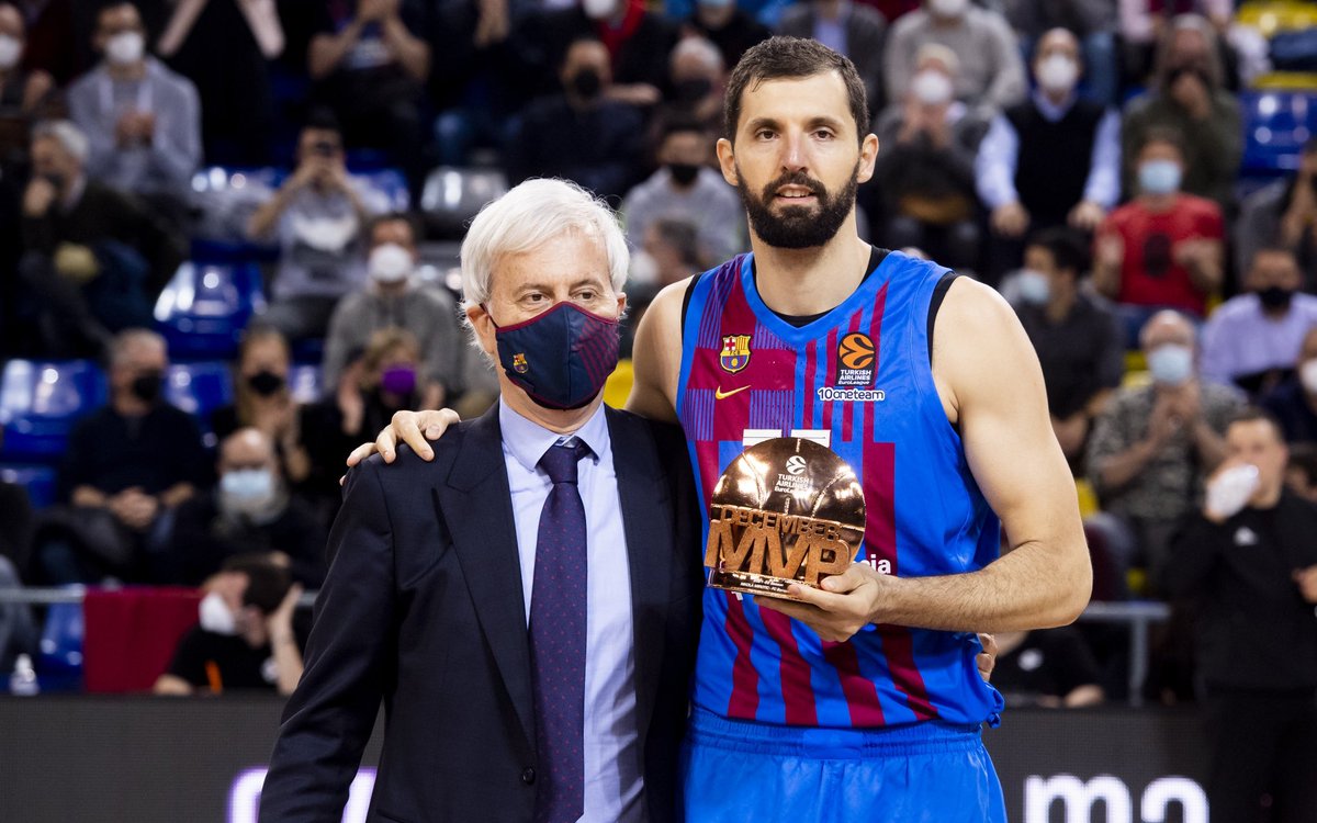DrGuru_'s tweet photo. The EuroLeague is widely considered the 2nd best basketball league in the world after the NBA. 

Nikola Mirotic, who was a role player in the NBA, moved to the EuroLeague and immediately won MVP. 

That shows you why the NBA champs deserve to be called the “world champions” https://t.co/WpaAfmVAwB