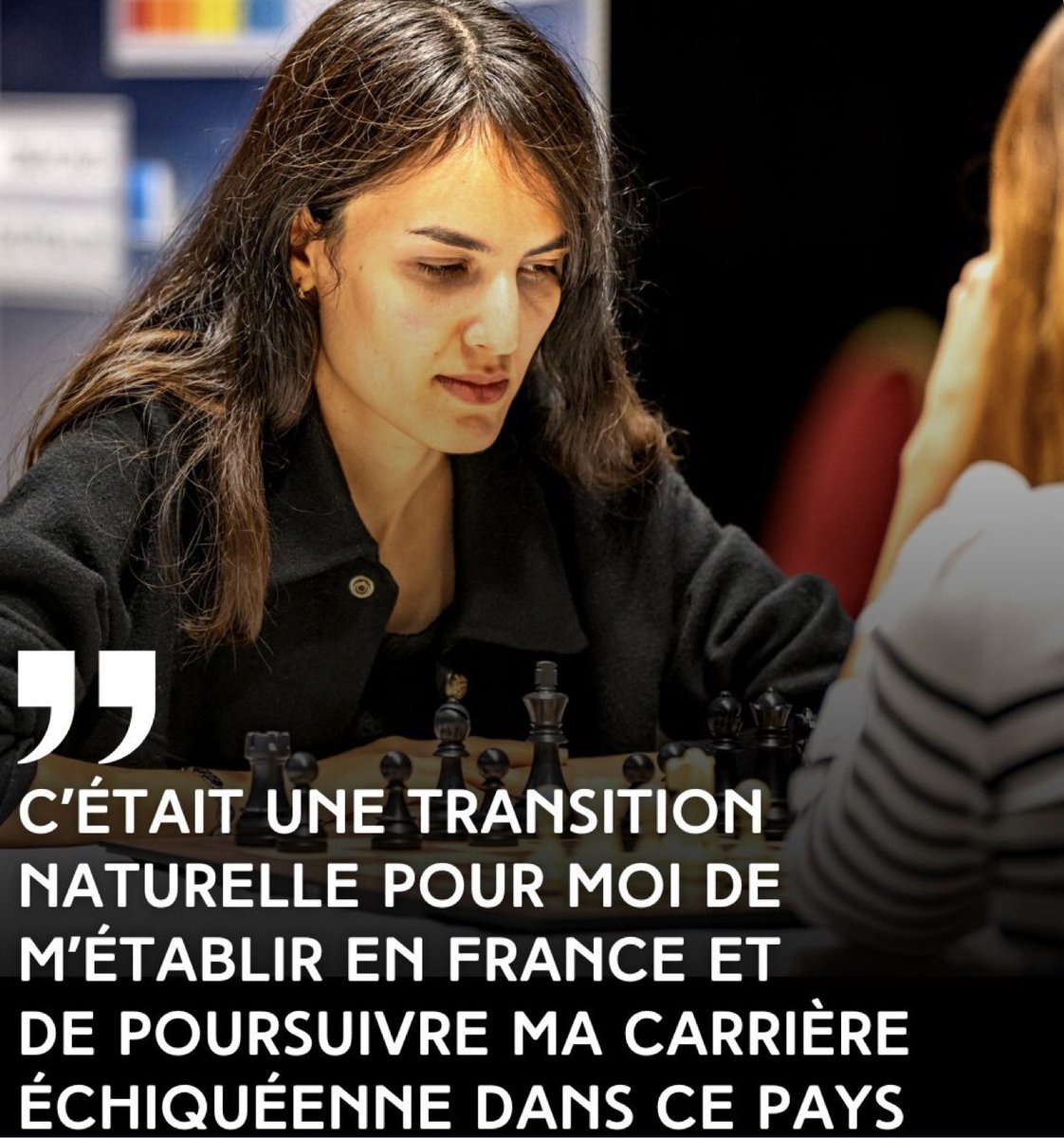 Mitra Hejazipour, exclue de l'équipe nationale iranienne pour avoir refusé de porter le hidjab devient Championne de France d'échecs ! #WomanLifeFreedom europe-echecs.com/art/96e-champi… <a href="/EuropeEchecs/">Europe Echecs</a>