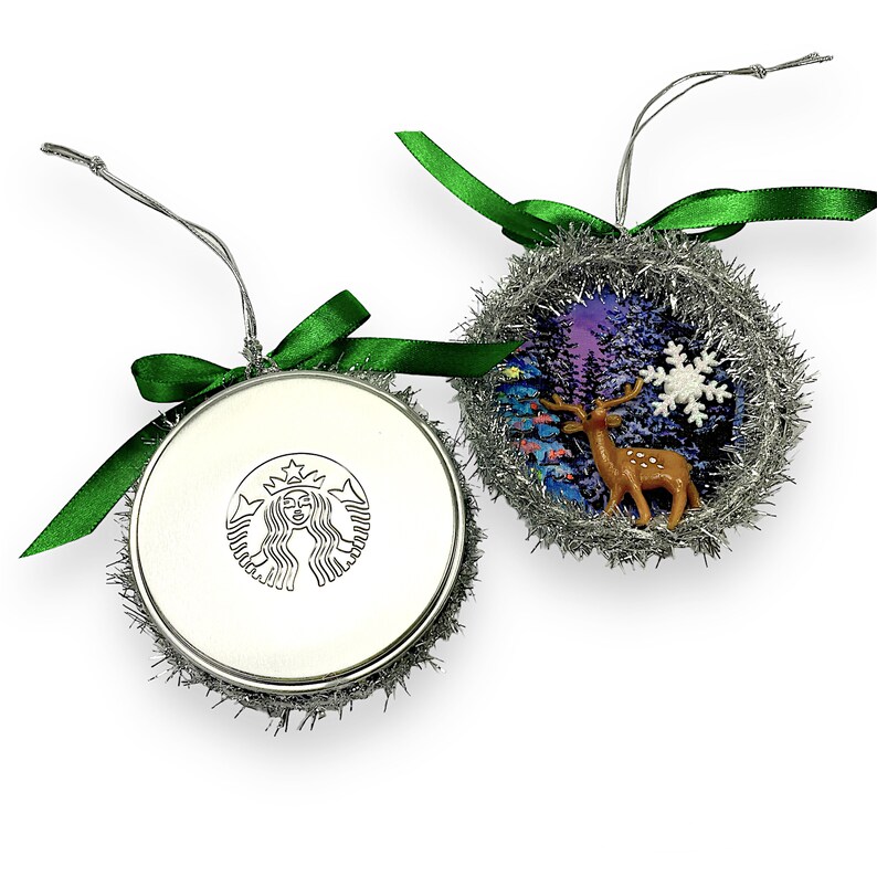 BluKatDesign's tweet photo. New for coffee lovers!!! These unique upcycled treasures are lovingly crafted from coffee tin lids, creating a quirky twist on the classic holiday ornament https://t.co/ga0CVybEHx #shophandmade #shopetsy https://t.co/aGf1sZbdMT