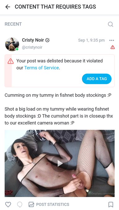 So OnlyFans now delisting my solo videos and requiring me to tag other creators on them...  Someone really