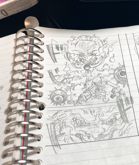 最近また、ネームを紙に書いてる
