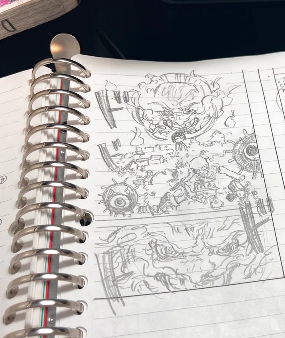 最近また、ネームを紙に書いてる
