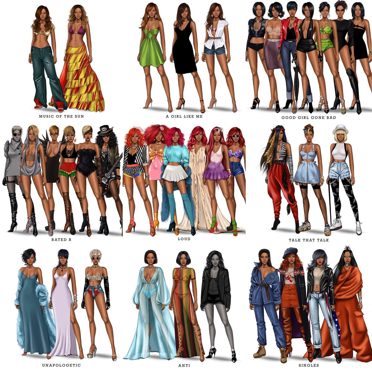 Rihanna really gave us ERAS.