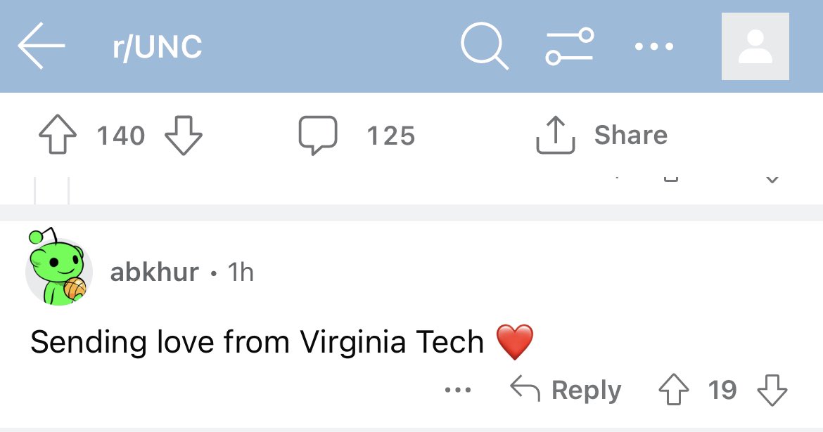 will_doran's tweet image. Sign of the times: On the UNC subreddit thread about today’s shooting, people from other universities with shootings are chiming in to offer support—or even advice for what to do when hiding from a potential shooter on campus