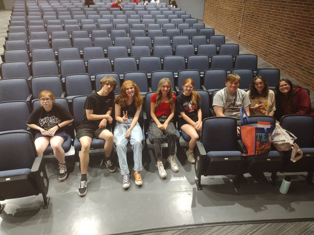 First quiz bowl meet of the season let's go Rushville Lions!!!!!