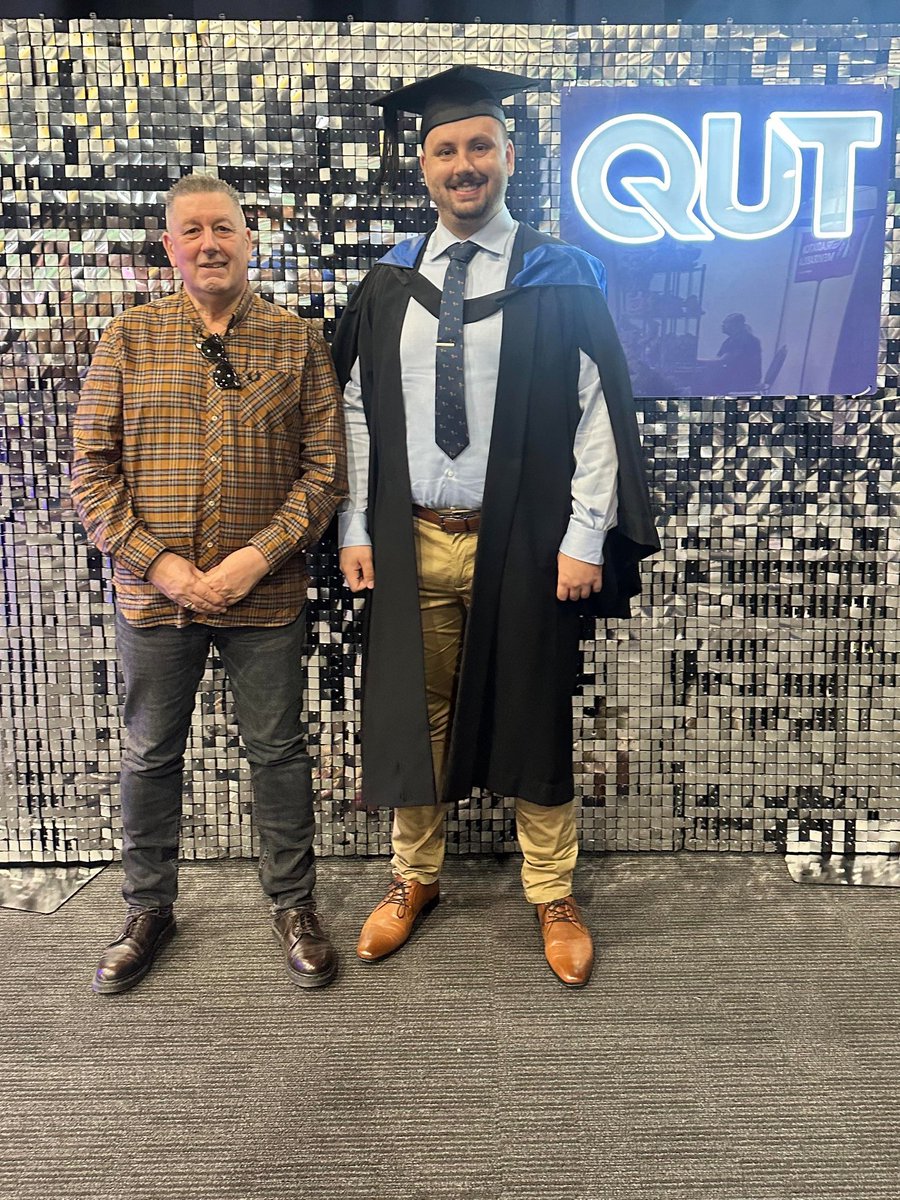 StevieSharman's tweet photo. Marvelous achievement by our son - Bachelor of Business (Economics)
Fantastic graduation ceremony yesterday 🎓
#qutgrad #ProudDad https://t.co/JJI8No2Q5l
