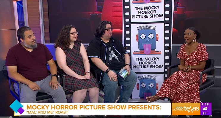 MockyShow's tweet photo. Did you miss our interview on Good Morning Texas about our Thursday show at the @texastheatre? We forgive you and just to show you, we're sharing this video link to our spot! Thanks again, @WFAA and @erinhuntertv for making us look so great! 
https://t.co/T9SXYGWO70 https://t.co/XZJFsYQ2Nn