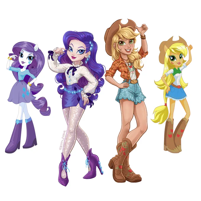 Gotta pay respects to the original EQG box art. I love them 