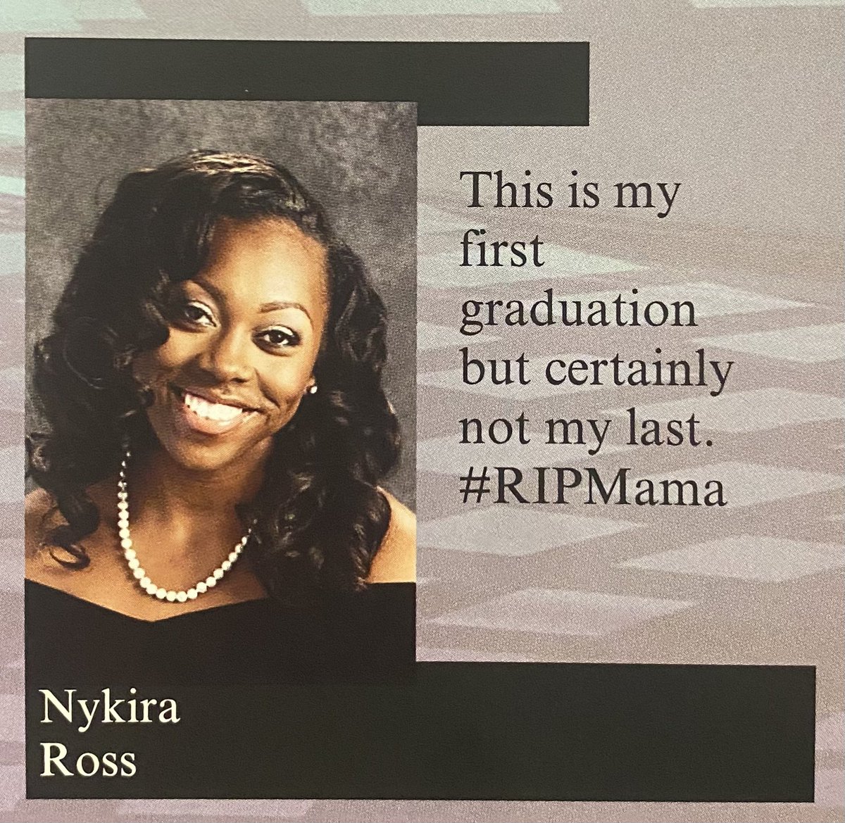 CSKYWLA #GraduateSpotlight: Nykira Ross '18 🎓✨

Upon graduating, Nykira boldly stated, 'This is my first graduation but certainly not my last.' 🤩 After years of dedication, she reached another milestone by earning her BA in Mass Comm. from @AlbanyStateUniv!

#MotivationMonday