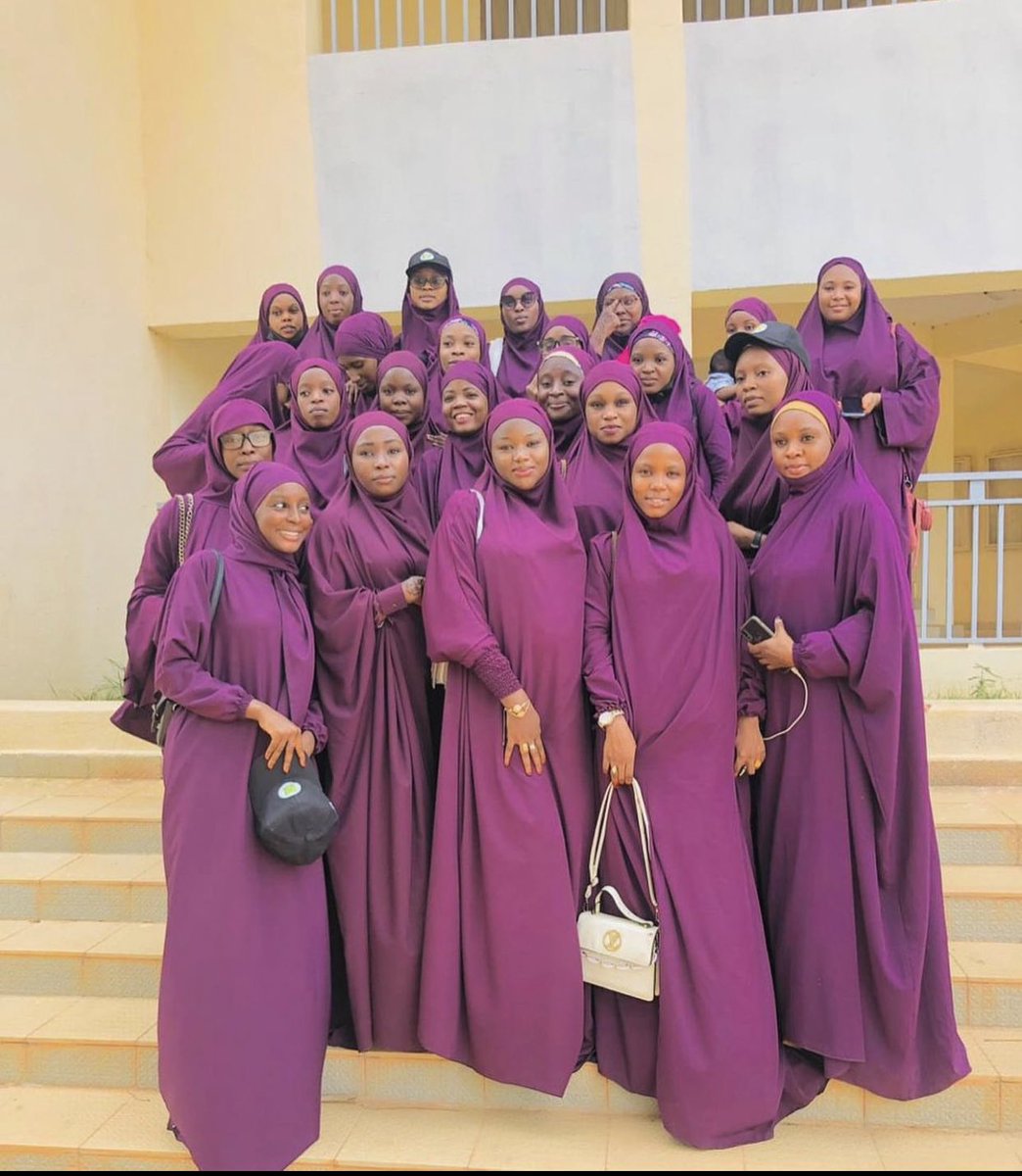 AM_Saleeeem's tweet photo. “Hijab is our pride” Retweet if you feel proud.💜

Some female Graduates of UMYUK, class of 2023, dressed all covered with Hijab instead of wearing tight shirts &amp; trousers on their graduation.😍🥰 https://t.co/jnvbQ5cU8m