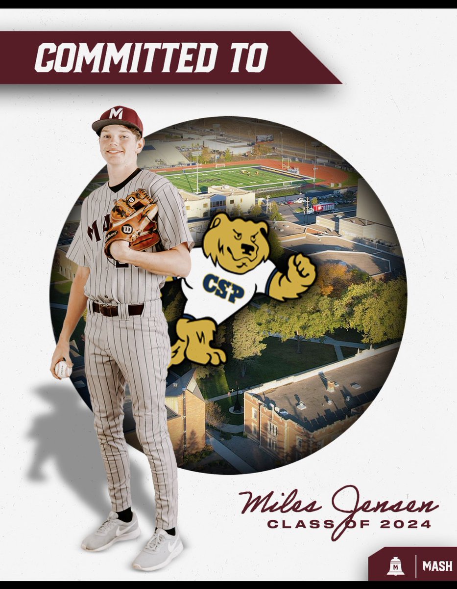 I’m very excited to announce my commitment to continue my academic and baseball career at Concordia-St Paul! 

#gobears 🐻🐻