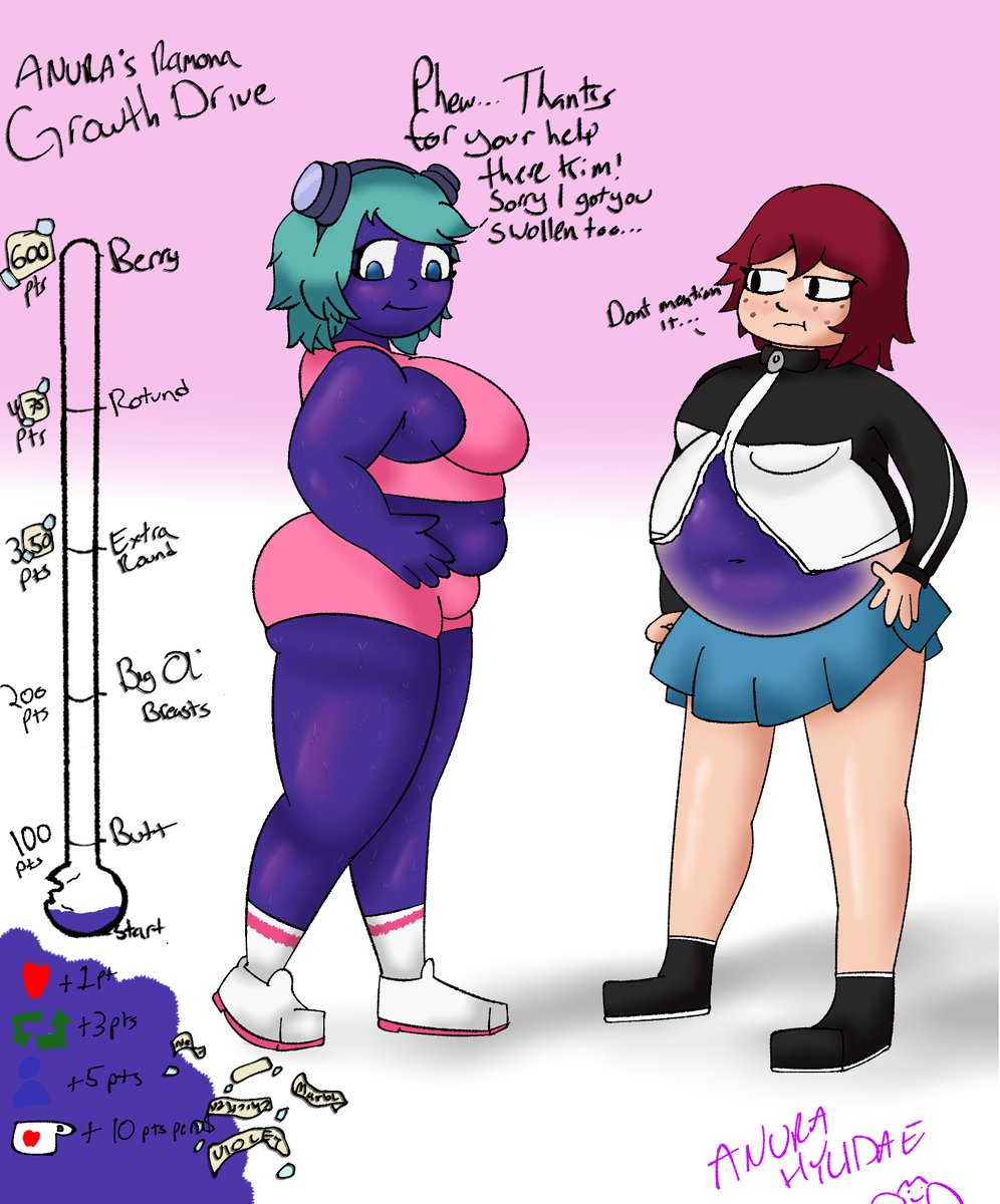 AnuraHylidae's tweet photo. At least Ramona got that Milf bod she was hoping for, just a "shame" it looks like Kim is next.

The Finale of my Growth Drive! Thank you all for your support and rapid growth over the past few weeks! Sorry this one took a few days to get out, hope you enjoy it! https://t.co/RHGFzXdhS6