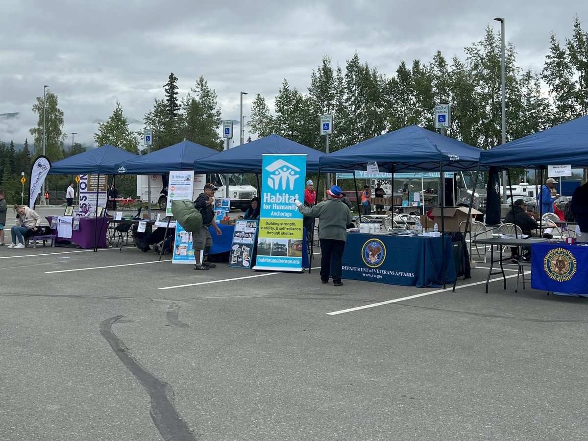 Our Outreach Director, Taylor Waldner, enjoyed being a part of the VA's recent Stand Down in Anchorage. We love to see so many organizations come together in support of our local military community!
