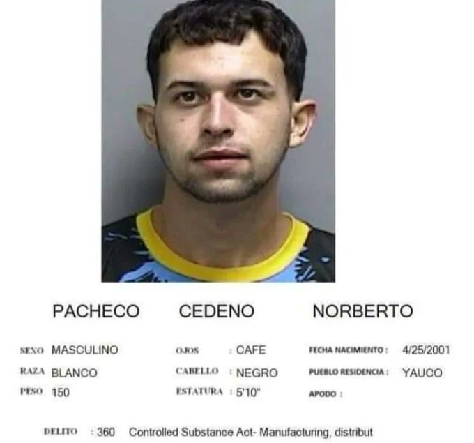 PONCENOTICIAS's tweet image. DURO GOLPE A LAS DROGAS EN YAUCO 😬❗ LES RADICAN CARGOS A DOÑA #AUREA, A #DAMARIS, A #KENNETH, A #JOHN, A #EVELIO, A DON EVELIO EL VIEJITO Y A NORBERTO 😬❗
 m.facebook.com/story.php?stor…