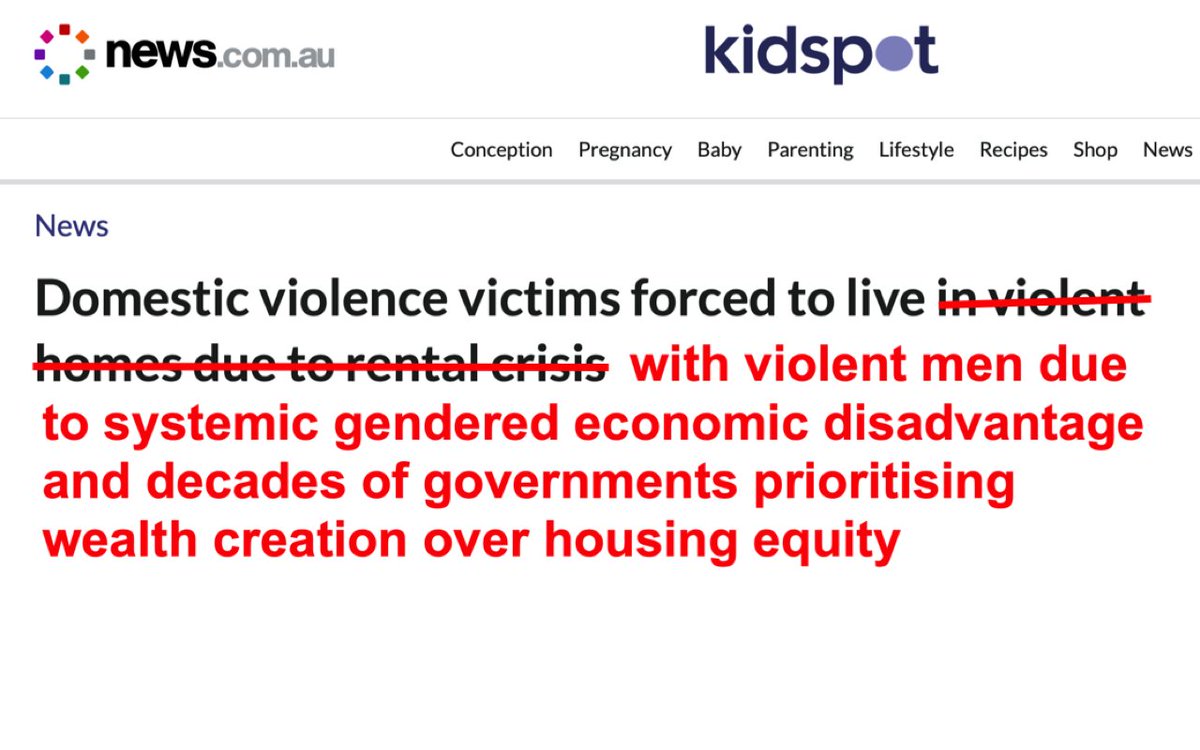 Violence has no perpetrators! The rental crisis happened by magic! The passive voice is so useful when you don't want people to think! Here's a few bits of data about violence, power, and money that seem unconnected. They're not. janegilmore.com/fixedit-homes-…