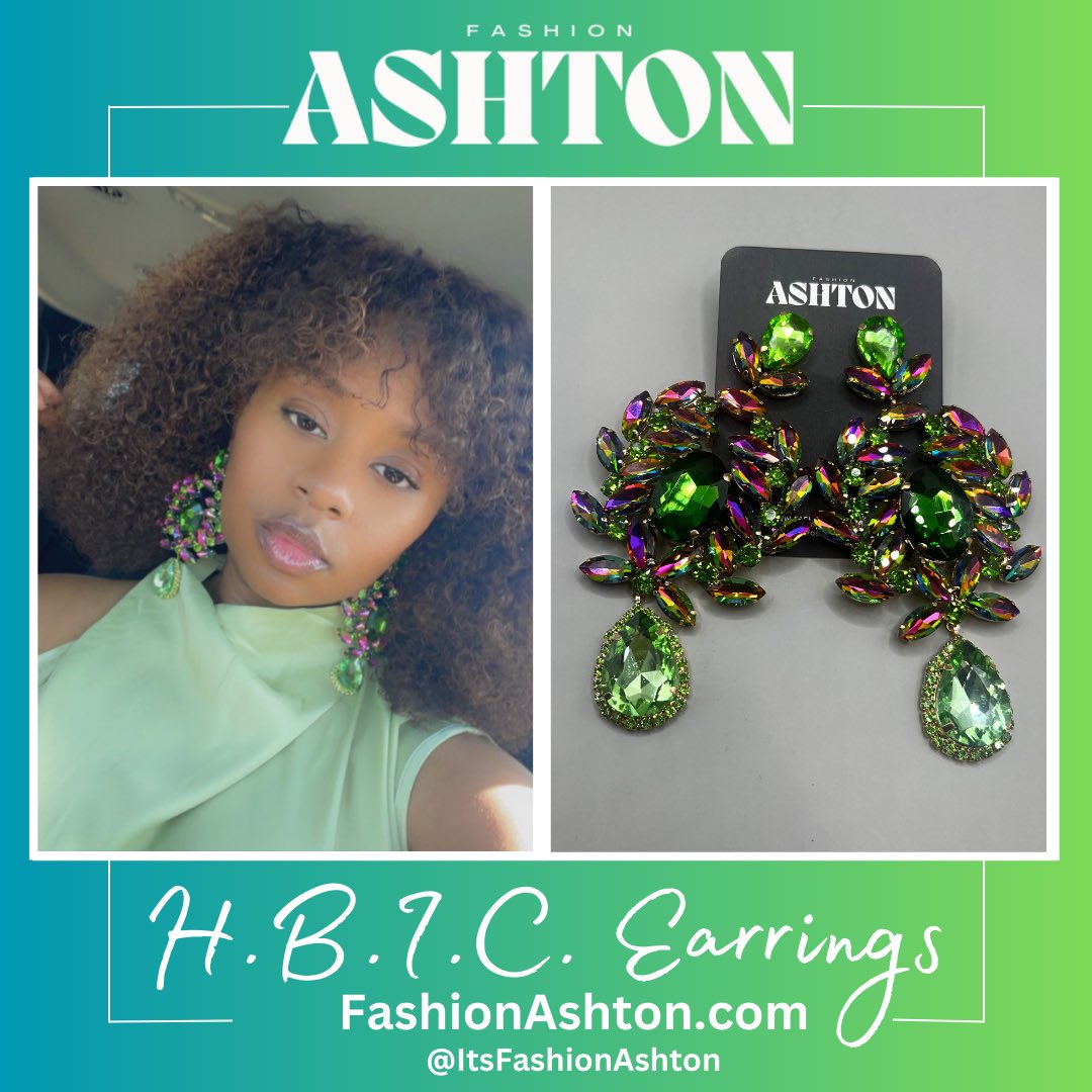 AshleyBrittney's tweet photo. ✨H.B.I.C. Earrings✨ EARRINGS OF THE DAY✨ https://t.co/yFTI3rSEH4 #QueenOfEarrings #EarringQueen #fashionashton #funtimemoms #DoThatShit #AshleySilva #AshleyBrittneySilva #ashleybrittney #lamdc https://t.co/HCfEH31fzS