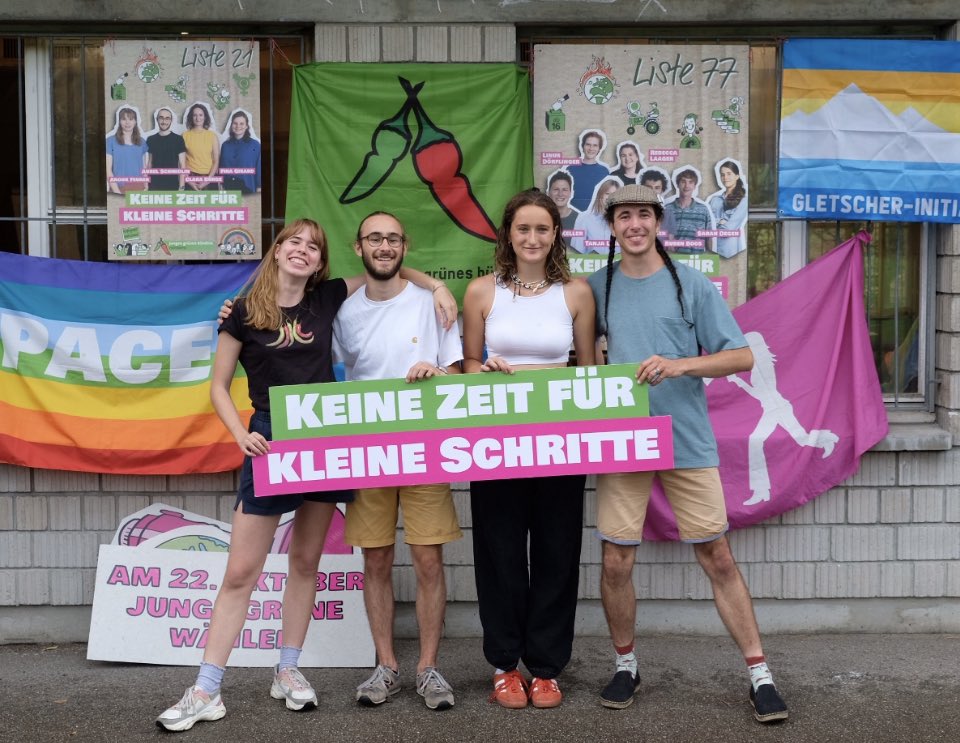 Ich kandidiere mit anderen tollen Menschen auf der Liste
21 für den #Nationalrat im Kanton Basel-Stadt. 
Wir setzen uns für mehr Klima- und Umweltschutz ein, gegen jegliche Art der Diskriminierung und vor allem aber auch für die Interessen von jungen Menschen.
<a href="/jgbnordwest/">junges grünes bündnis</a>