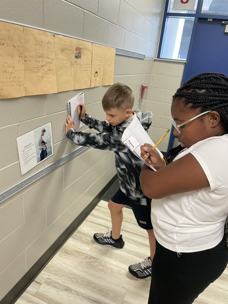 Reviewed &amp; practiced our inferencing skills via a Gallery Walk! 🖼️