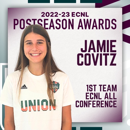 Jamie Covitz (@jamiecovitz) on Twitter photo Thank you so much to <a href="/ECNLgirls/">ECNL Girls</a> for First Team All Conference recognition! Can't wait for this season! Thank you so much to <a href="/ECNLgirls/">ECNL Girls</a> for First Team All Conference recognition! Can't wait for this season!