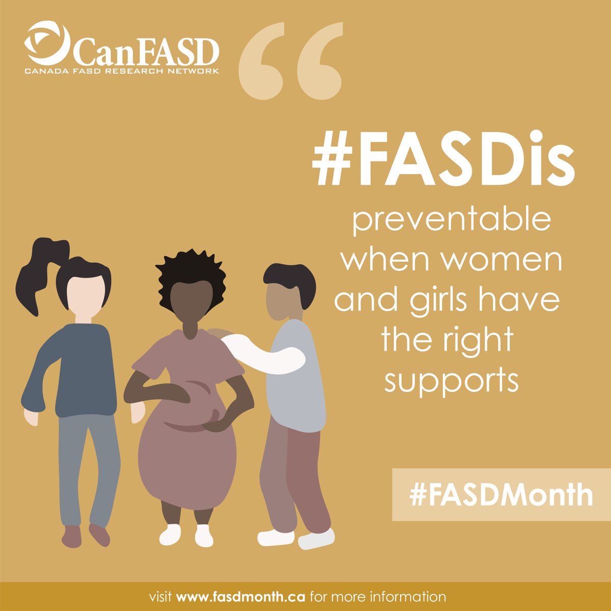 Centreforchild's tweet image. #FASD is preventable if women and girls have the right supports and when communities take action to promote health and build strengths. Learn more at canfasd.ca/topics/prevent…
#FASDMonth2023 #about