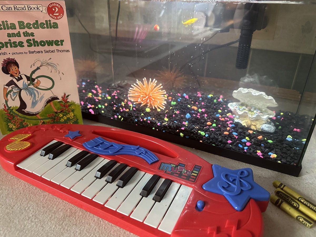 thesparklydream's tweet photo. 1 of 3 down & that sob was stuck to the filter.. 🤦♀️
She read a story & hopes the crayon is a reminder to the others that their glow 🐠 friend died & life is 💩 when you're out of shredded 🧀.
And hell yeah there's been many songs.. 😩
#Monday #kidshit https://t.co/5QCgZWRtMc