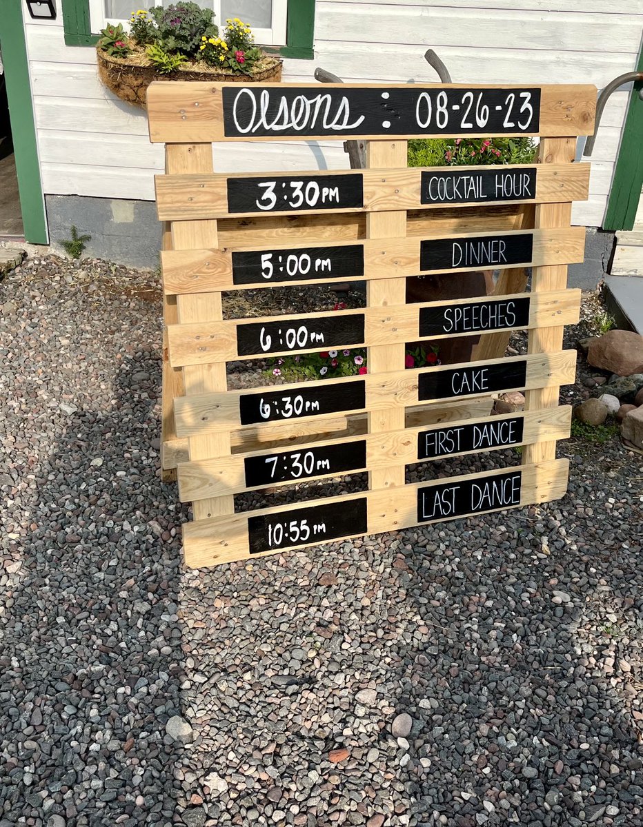 8/26/23 the brule barn Allie and Tyler Olson ♥️