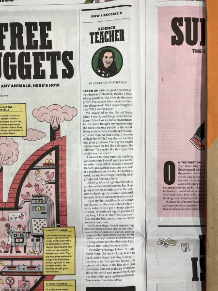 CASE - California Association of Science Educators (@cascience) on Twitter photo Congrats to Angelica Gunderson <a href="/gunderscience/">Angelica Gunderson</a> featured in New York Times Kids! We're so proud to have you as a CASE member/2022 Teacher of the Year (Jr High). Congrats to Angelica Gunderson <a href="/gunderscience/">Angelica Gunderson</a> featured in New York Times Kids! We're so proud to have you as a CASE member/2022 Teacher of the Year (Jr High).
