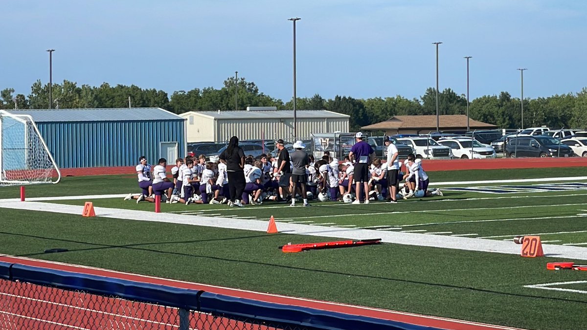 Freshman Football has a great 1st half! Trojans lead the Indians 32-16!