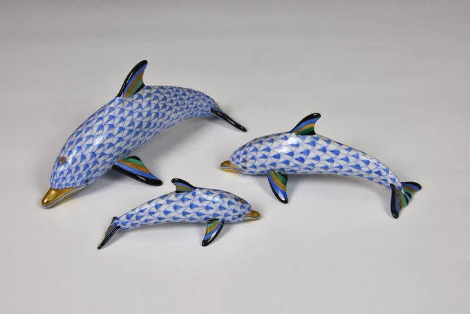 These are Herend porcelain from Hungary, very famous and popular. The absolute smallest ones are over 250$ 