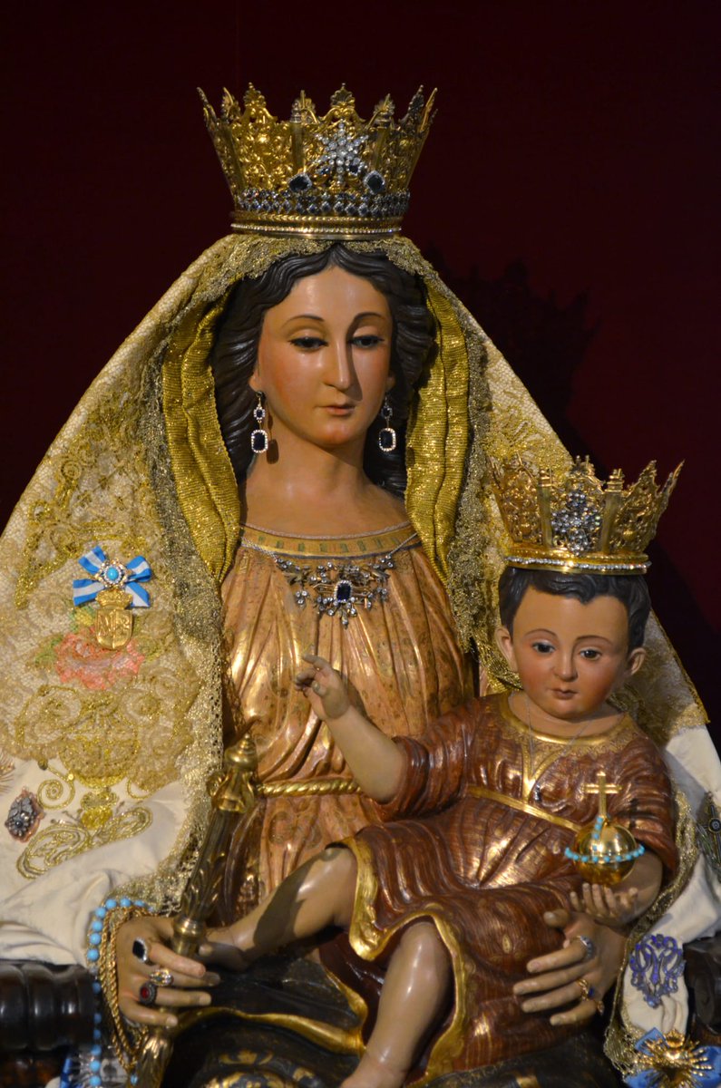 StaMariaAlcor's tweet photo. LA SANTÍSIMA VIRGEN, NUESTRA PATRONA, ATAVIADA PARA SU NOVENA https://t.co/9VzxhuRADt