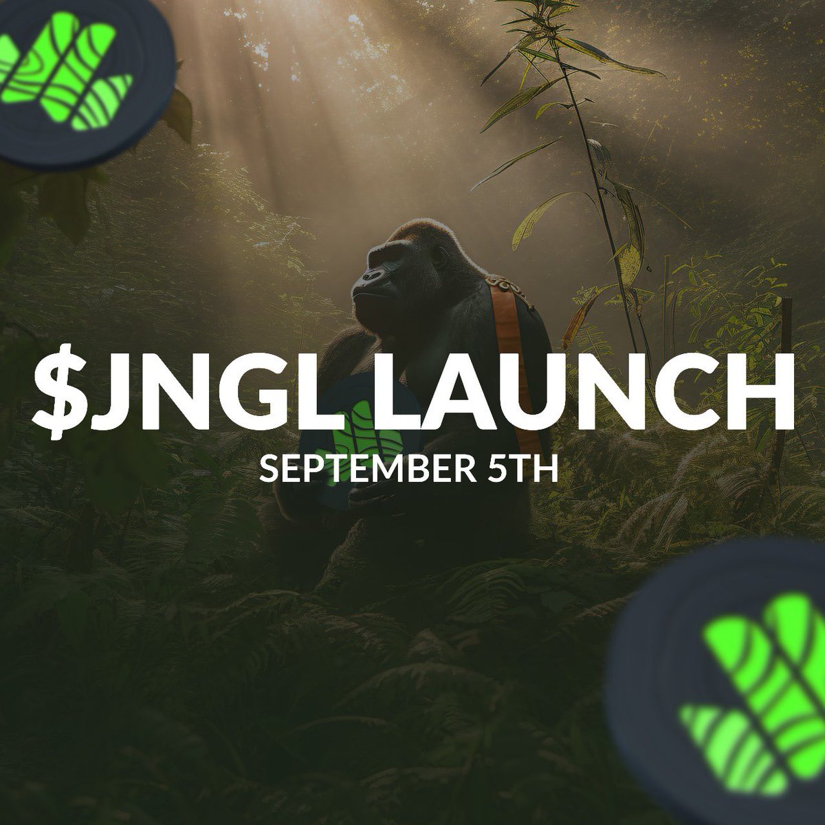 CyrusAbrahimX's tweet photo. Launch for $JNGL is September 5th. https://t.co/59bFj749lB