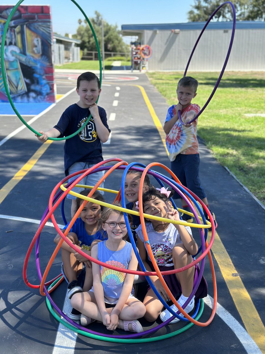 Engineering challenge in room 74! Build a shelter using hula hoops.  We are up to the challenge! #wearelapluma