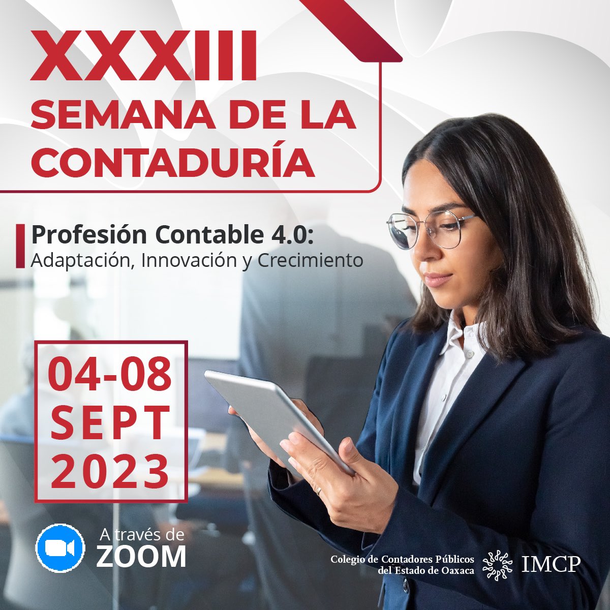 ImcpOaxaca's tweet photo. 👉🏼Semana de la Contaduria 2023 en línea.
20 horas de capacitación con los mejores expositores.

Solicita mayor información al WhatsApp +52 951 498 3159 

#IMCP #cptwitter #impuestos #ULTIMOMINUTO https://t.co/jfa7sXd78V