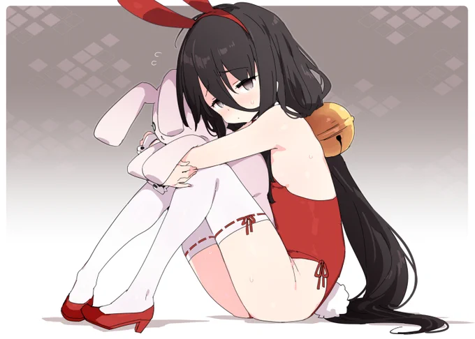 中国うさぎちゃんおためし描きのコッショリおまけ 