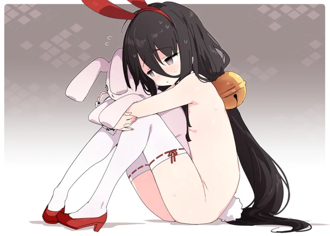中国うさぎちゃんおためし描きのコッショリおまけ 