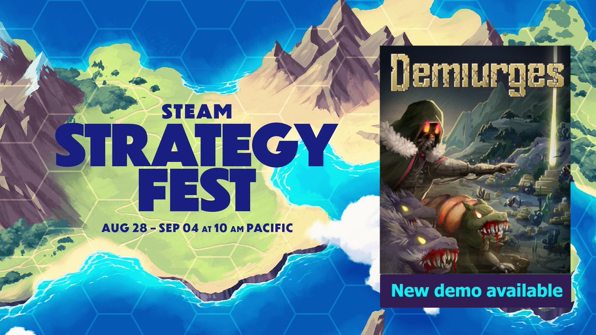 GSabiniok's tweet image. Hey, #StrategyFest already started and I want to invite you to check the demo of my game and wishlist. 

Demiurges is a Turn-based strategy card game heavily inspired by Heroes of Might and Magic 3. 

store.steampowered.com/app/2128580/De…