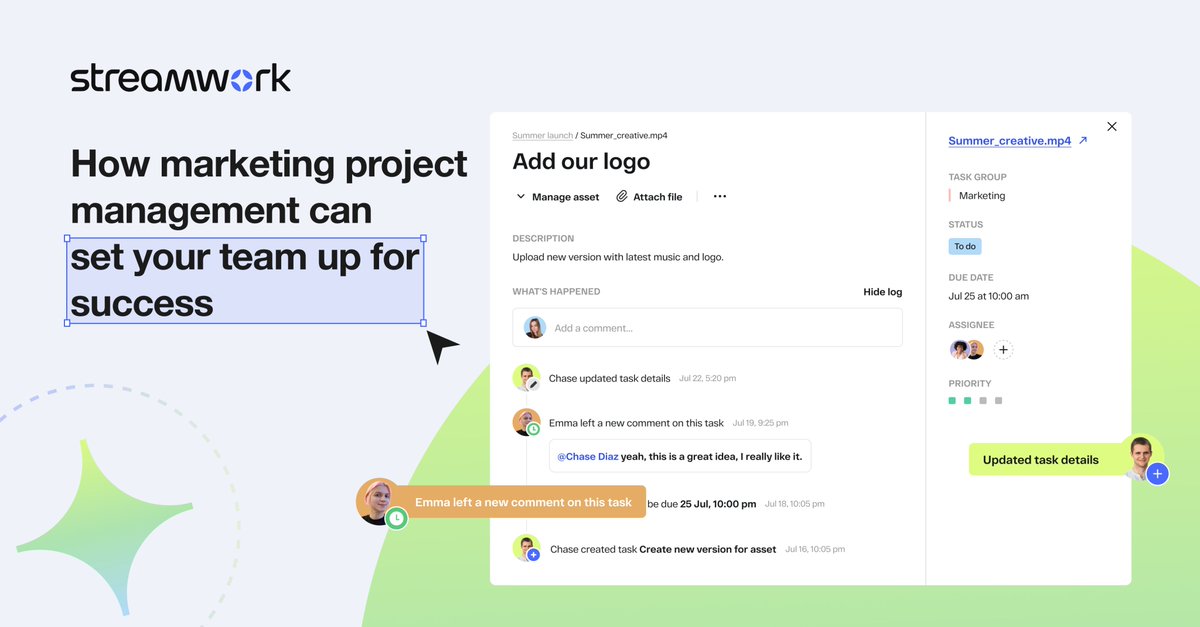 getstreamwork's tweet image. Are you juggling a million priorities at once while working to align team members around deadlines and objectives? 

In our latest post, we share how marketing project management software can help! streamwork.com/post/how-marke…