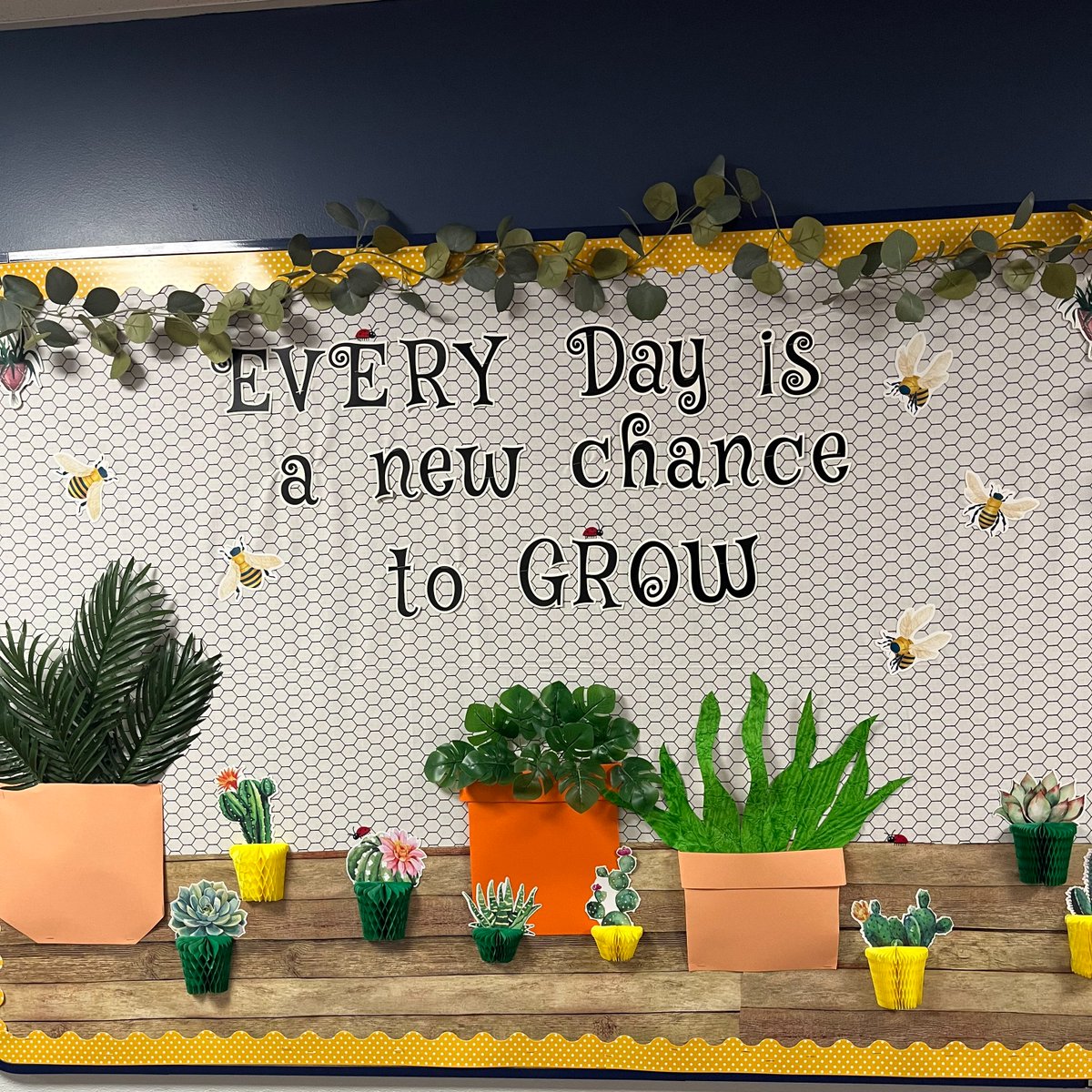It sure is!
Thanks to our very creative Mrs. Jarboe for this hallway reminder!
#BlackhawkPride #EveryLearner #Grow
